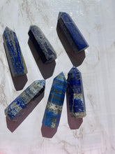 One Blue Lapis Lazuli Point