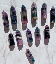 One Colorful Fluorite Point