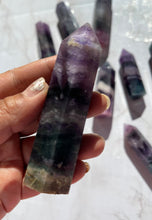 One Colorful Fluorite Point