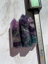 One Colorful Fluorite Point