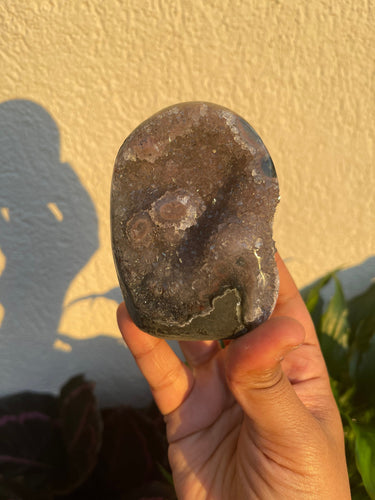 Black amethyst Cluster With stalactite 4