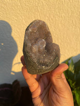 Black amethyst Cluster With stalactite 4