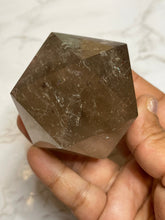 Smoky quartz icosahedron Rutile 2 -60mm
