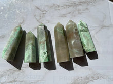 One garnierite Green moonstone  Point