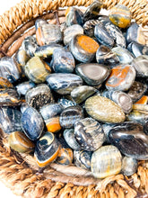 One RARE Blue tiger's eye tumbled stones