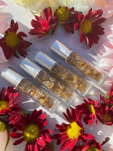 One Orange Calcite Chips Bottle Orange Calcite Roller