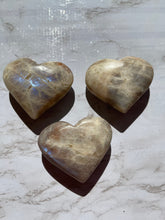 One large Blue Moonstone heart - You Choose