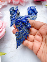 One Blue Lapis Lazuli Horse