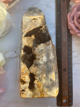 Large Mosaic Quartz With Crazy Lace Point