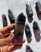 One Colorful Fluorite Point