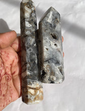 One Dark Mosaic Quartz With Crazy Lace Point - New stone