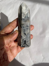 One Dark Mosaic Quartz With Crazy Lace Point - New stone