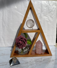 Triangle Shaped Crystal Display Stand