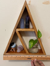 Triangle Shaped Crystal Display Stand