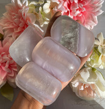 One Rare Lavender Fluorite Palmstone