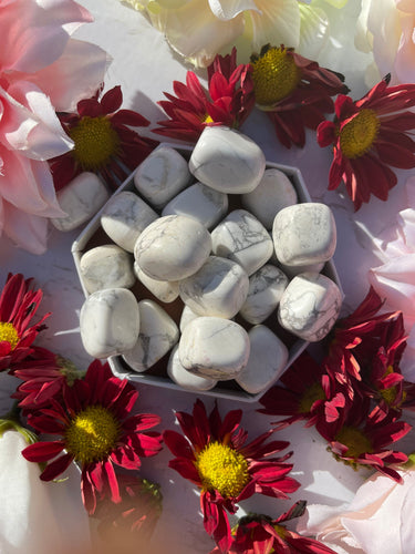 Howlite Tumbled Stone - One