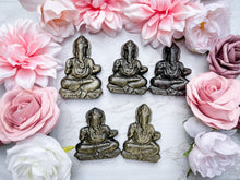 Gold Sheen Obsidian Ganesha 4-5 inch