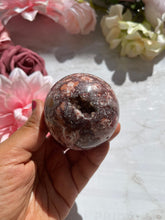 New Stone ! Red Jasper Druzy Geode Sphere -57mm