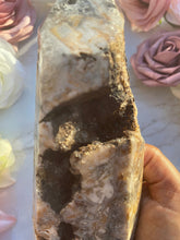 Large Mosaic Quartz With Crazy Lace Point