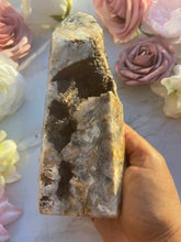Large Mosaic Quartz With Crazy Lace Point