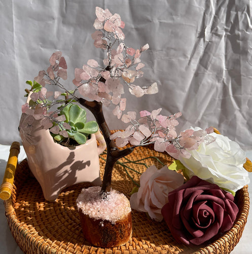 Rose Quartz Tree  200 chips