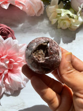 New Stone ! Red Jasper Druzy Geode Sphere -42mm