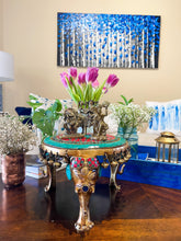 Lovely Brass Altar With Meenakari Stone Work
