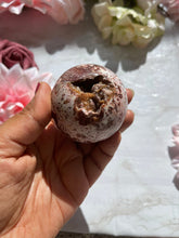 New Stone ! Red Jasper Druzy Geode Sphere -55mm