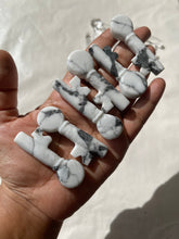 One White Howlite Key