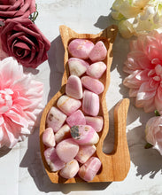 One Pink Aragonite Tumbled Stone AAA Quality
