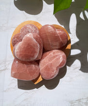 One Large Rose Calcite Heart