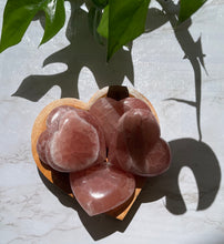 One Large Rose Calcite Heart