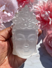 Selenite Buddha 3 inches tall