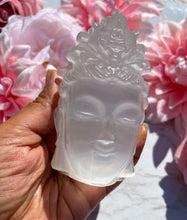 Selenite Buddha 3 inches tall