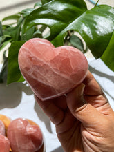 One Large Rose Calcite Heart