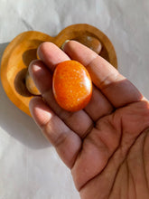 Orange Calcite thumbstone 100% natural - One