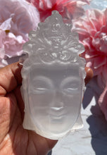 Selenite Buddha 3 inches tall