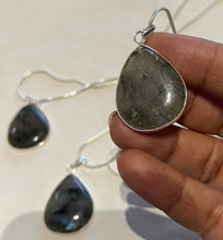 One Labradorite Teardrop Necklace