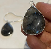 One Labradorite Teardrop Necklace