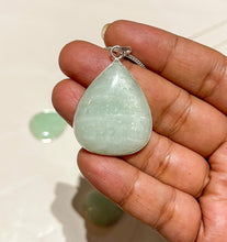 One Chrysoprase Teardrop Necklace
