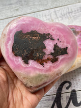 XXXL Pink Aragonite Smithsonite Heart 3
